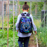 Dangerous Cat Rucksack M Schwarz