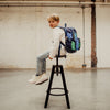 Faded Camo Rucksack M Blau