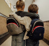 Shark Shape Rucksack S Grau