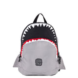 Shark Shape Backpack S Grey