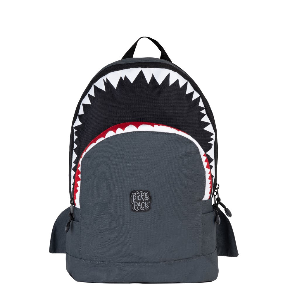 Shark Shape Backpack M Anthracite –