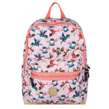 Birds Backpack L Soft pink