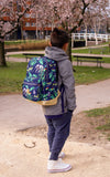 Happy Jungle Backpack M Navy